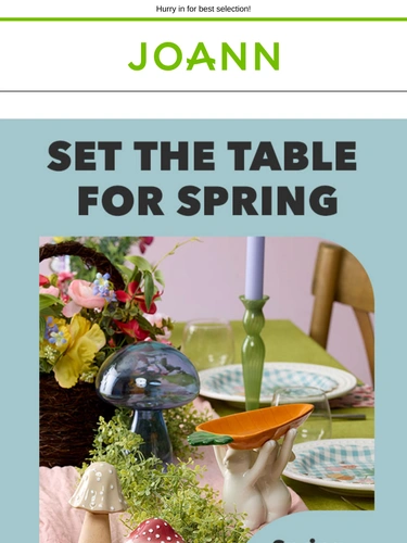 Joann Sale Announcement
