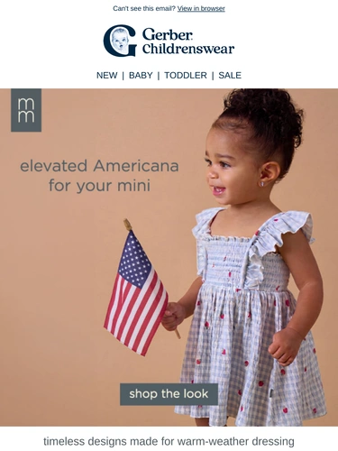 Gerber Childrenswear Email