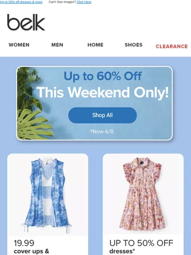 Belk Sale Announcement