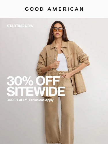 Good American Sale Announcement