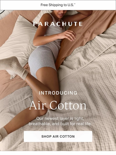 Parachute Home Sale Announcement