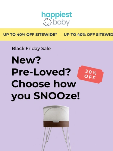 Happiest Baby Sale Announcement