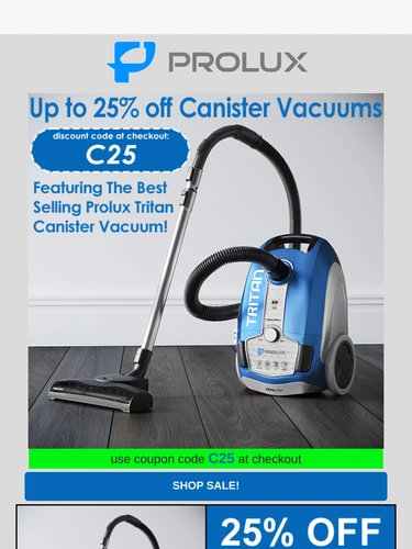 ProLux Cleaners Sale Announcement