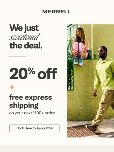 Merrell Sale Announcement