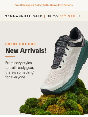 Merrell Sale Announcement