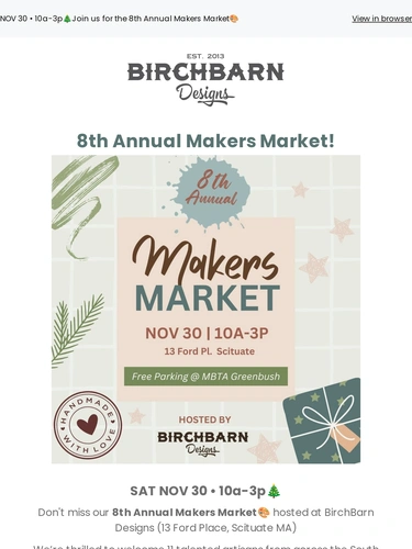 BirchBarn Designs Event Invitation