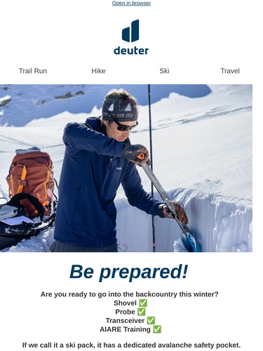 Deuter Newsletter
