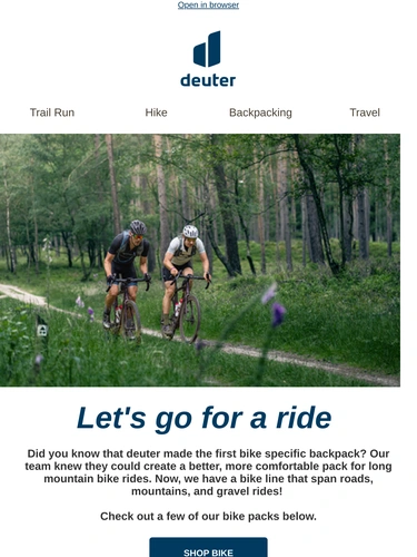 Deuter Product Launch