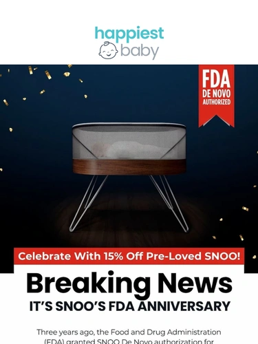 Happiest Baby Sale Announcement