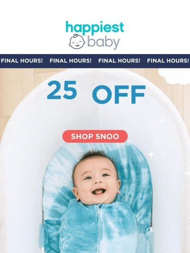 Happiest Baby Sale Announcement