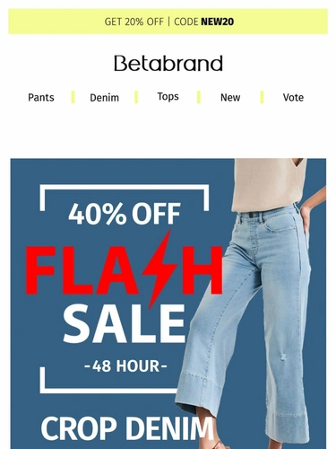 Betabrand Sale Announcement