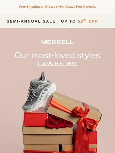 Merrell Sale Announcement