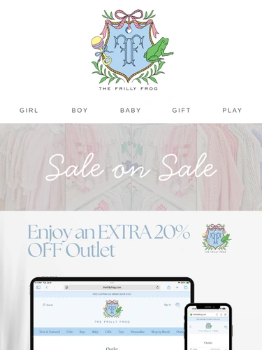 The Frilly Frog Newsletter