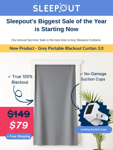 Sleepout Sale Announcement