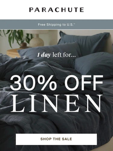 Parachute Home Sale Announcement