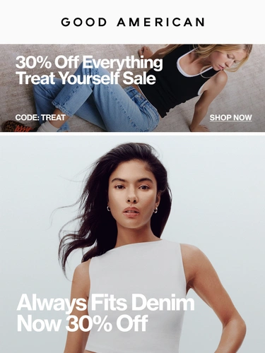 Good American Sale Announcement