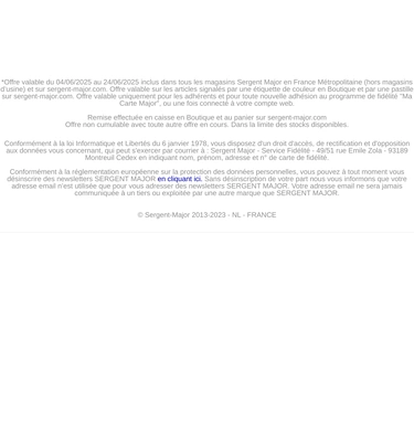 Sergent Major Sale Announcement