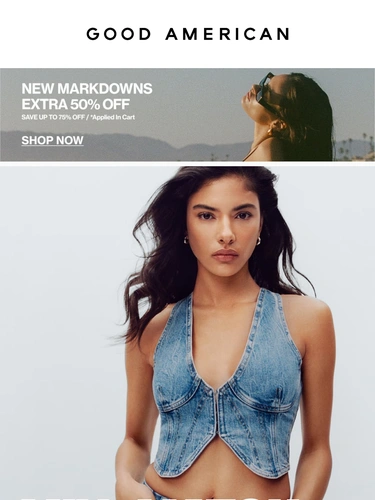 Good American Sale Announcement