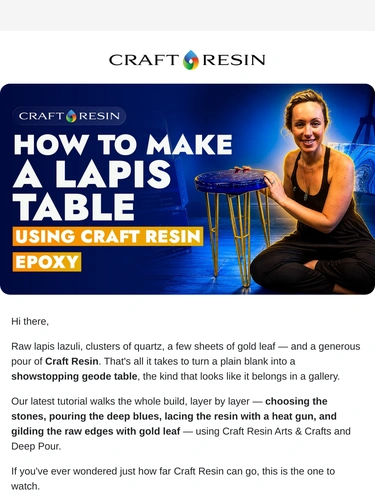Craft Resin Newsletter