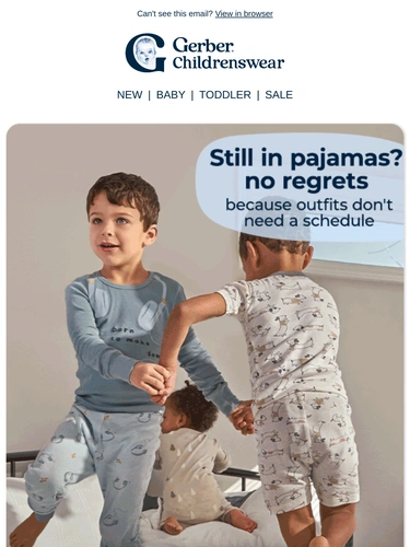 Gerber Childrenswear Sale Announcement