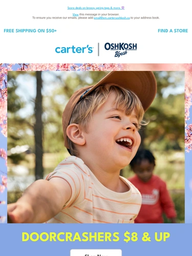 Carter's OshKosh Sale Announcement