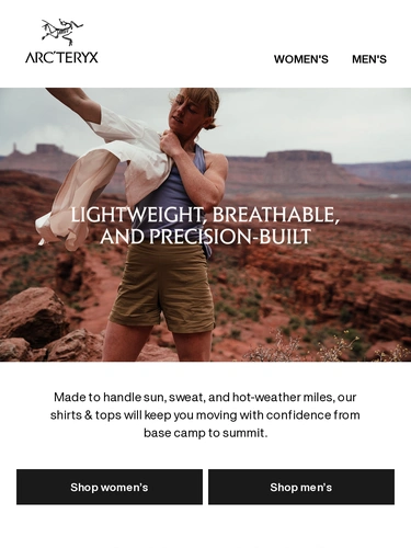 Arc'teryx Sale Announcement