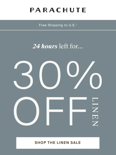 Parachute Home Sale Announcement