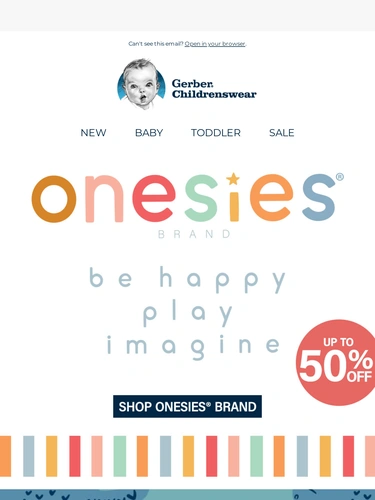 Gerber Childrenswear Sale Announcement