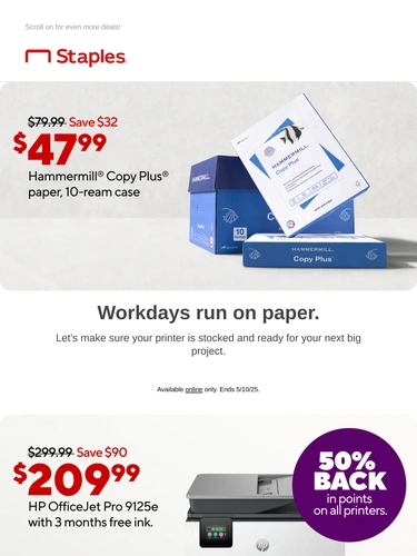 Staples Sale Announcement