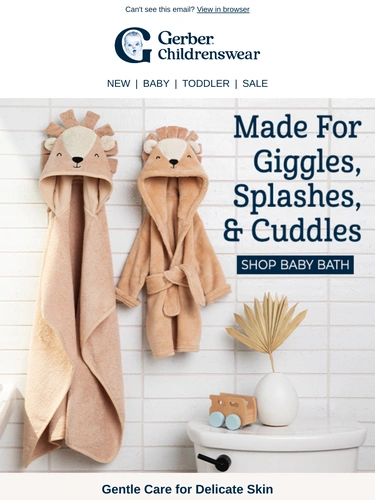 Gerber Childrenswear Sale Announcement