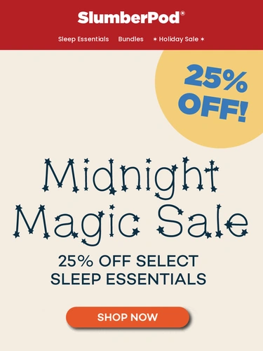 SlumberPod Sale Announcement