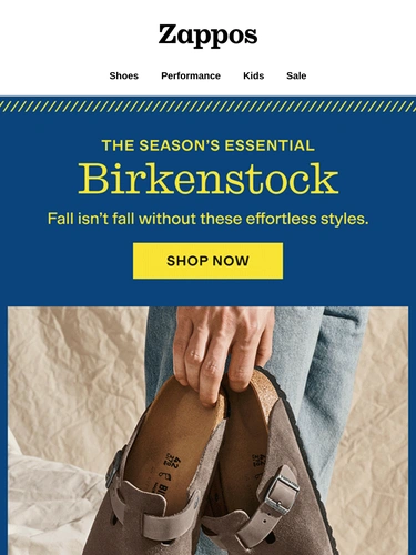 Zappos Sale Announcement