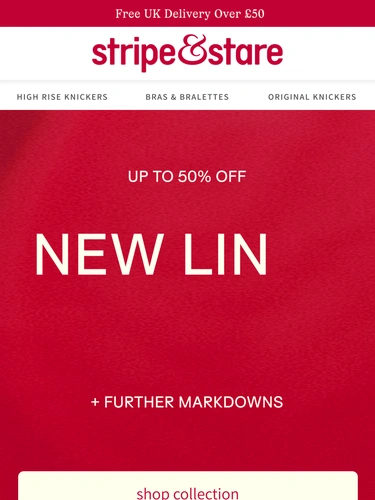 Stripe and Stare Sale Announcement