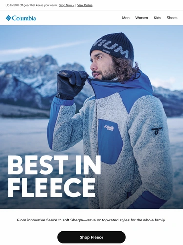 Columbia Sportswear Sale Announcement