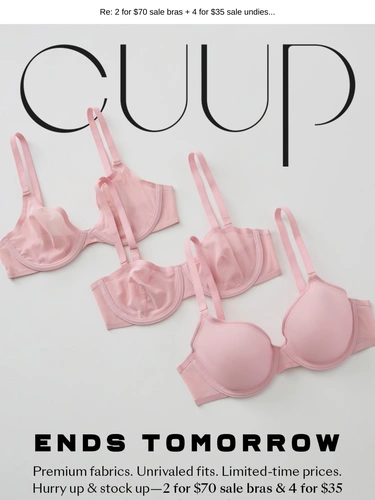 CUUP Sale Announcement