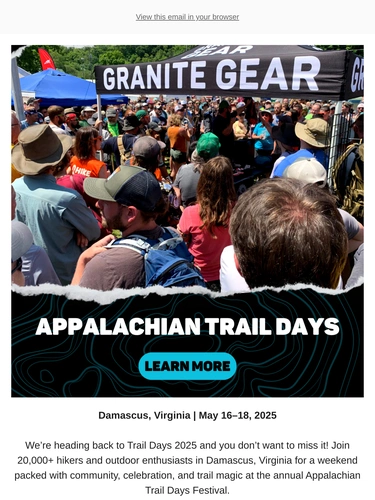 Granite Gear Event Invitation