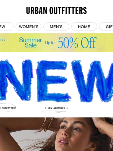 Urban Outfitters Sale Announcement