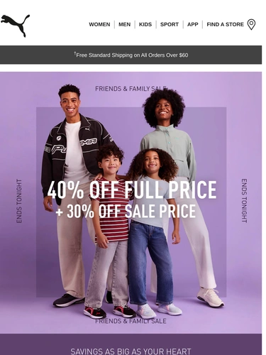 Puma Sale Announcement