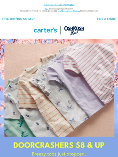 Carter's OshKosh Sale Announcement