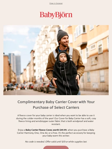 BabyBjörn Holiday Campaign