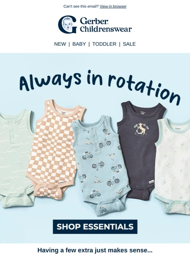 Gerber Childrenswear Re-engagement Series