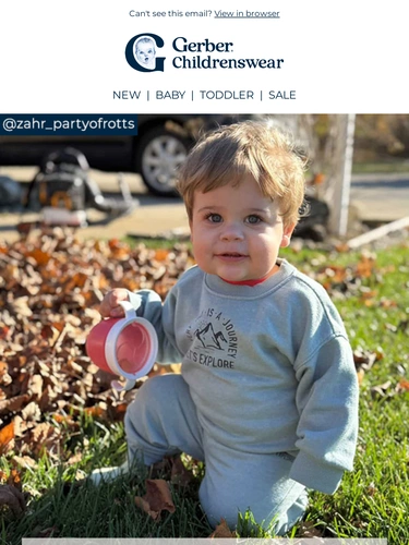 Gerber Childrenswear Newsletter