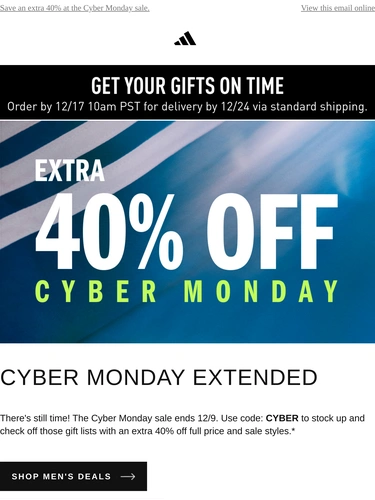 Adidas Sale Announcement