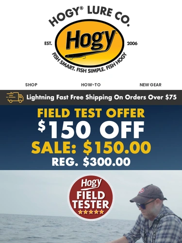 Hogylures Sale Announcement