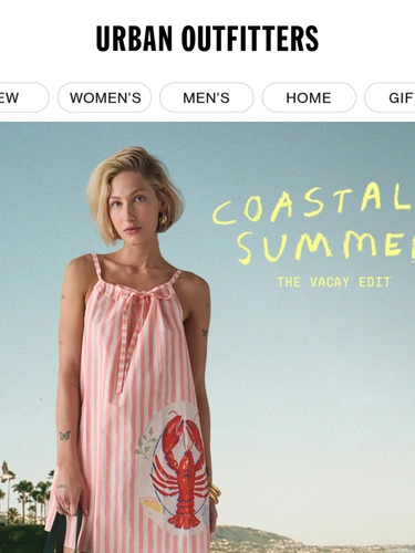 Urban Outfitters Sale Announcement
