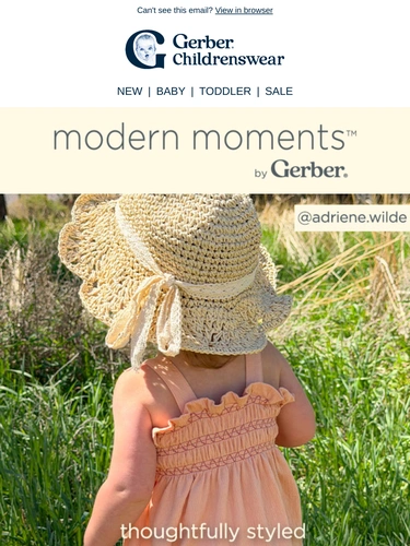 Gerber Childrenswear Newsletter