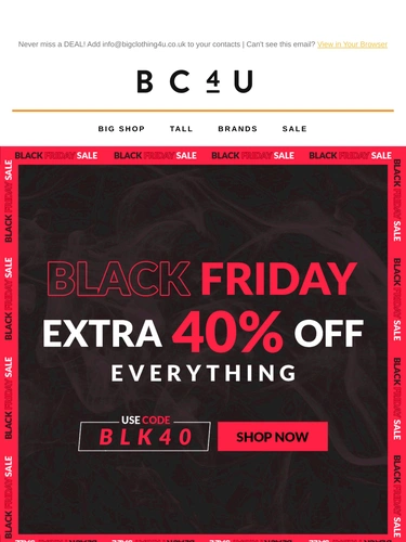 BigClothing4U Sale Announcement