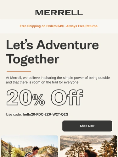 Merrell Sale Announcement