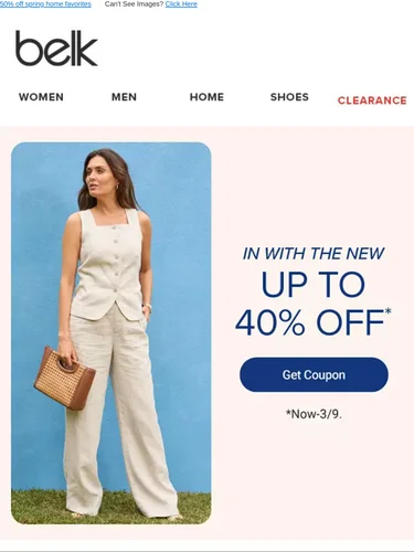 Belk Sale Announcement