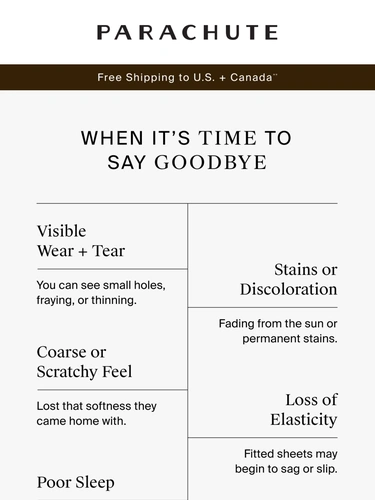 Parachute Home Sale Announcement
